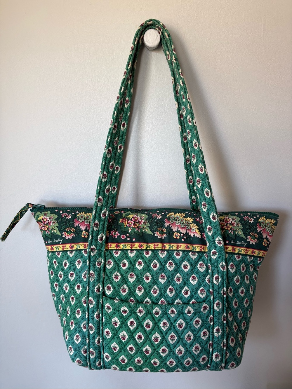 Vintage Vera Bradley Greenfield Tote